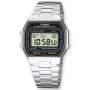 Reloj digital casio vintage iconic a164wa-1ves/ 37mm/ negro y plata