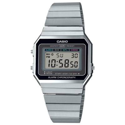 Reloj digital casio vintage iconic a700we-1aef/ 37mm/ plata
