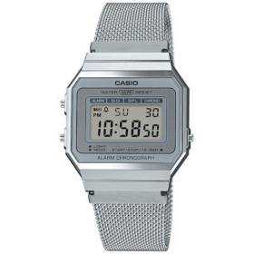 Reloj digital casio vintage iconic a700wem-7aef/ 37mm/ plata