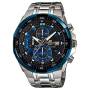 Reloj analógico casio edifice classic efr-539d-1a2vuef/ 54mm/ plata y azul