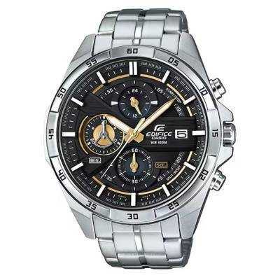 Reloj analógico casio edifice classic efr-556d-1avuef/ 54mm/ plata y dorado