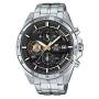 Reloj analógico casio edifice classic efr-556d-1avuef/ 54mm/ plata y dorado