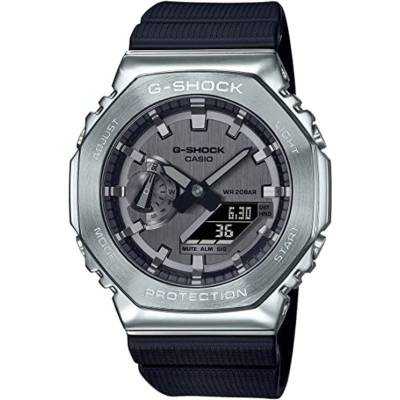 Reloj analógico y digital casio g-shock metal gm-2100-1aer/ 49mm/ negro