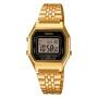 Reloj digital casio vintage iconic la680wega-1er/ 34mm/ dorado
