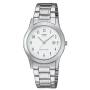 Reloj analógico casio collection women ltp-1141pa-7beg/ 36mm/ plata y blanco