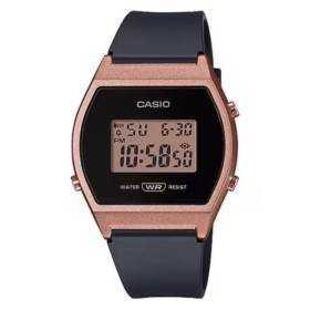 Reloj digital casio collection women lw-204-1aef/ 39mm/ negro y rosa