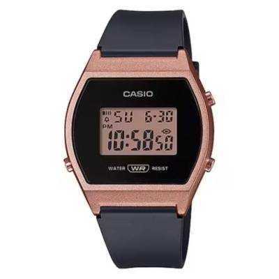 Reloj digital casio collection women lw-204-1aef/ 39mm/ negro y rosa