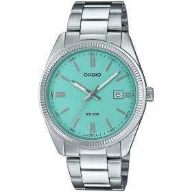 Reloj analógico casio collection men mtp-1302pd-2a2vef/ 44mm/ plata y azul claro