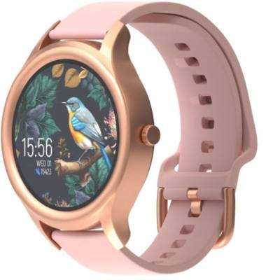 Smartwatch forever forevive 3 sb-340/ notificaciones/ frecuencia cardíaca/ rosa oro