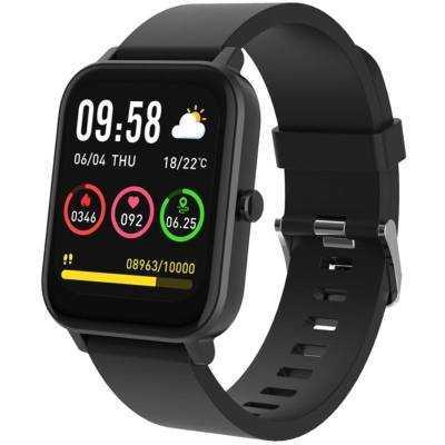 Smartwatch forever forevigo 3 sw-320/ notificaciones/ frecuencia cardíaca/ negro