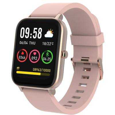Smartwatch forever forevigo 3 sw-320/ notificaciones/ frecuencia cardíaca/ rosa oro