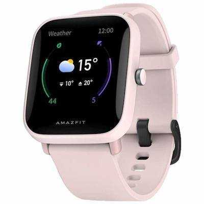 Smartwatch huami amazfit bip u pro/ notificaciones/ frecuencia cardíaca/ gps/ rosa