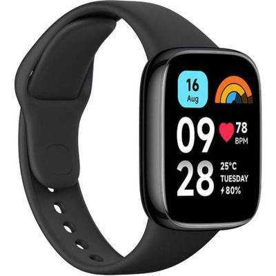 Smartwatch xiaomi redmi watch 3 active/ notificaciones/ frecuencia cardíaca/ negro