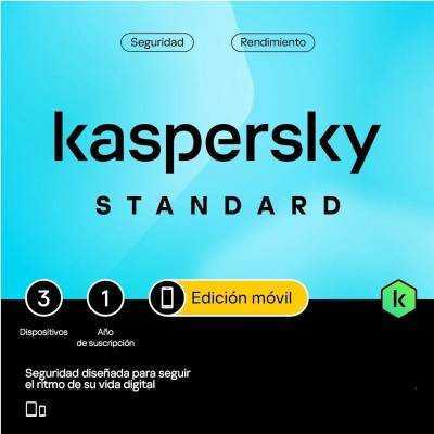 Kaspersky standard para android/ 3 dispositivos/ 1 año