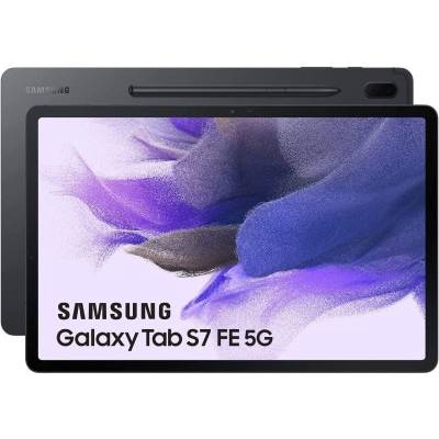 Tablet samsung galaxy tab s7 fe 12.4'/ 4gb/ 64gb/ octacore/ 5g/ negra