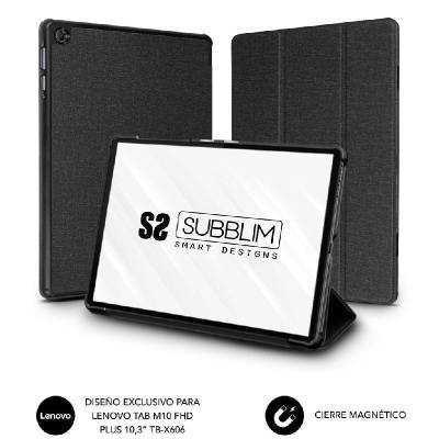 Funda subblim shock case cst-5sc110 para tablet lenovo m10 fhd plus tb-x606 de 10.3'/ negra
