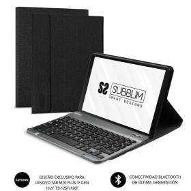 Funda con teclado subblim keytab pro bt para tablet lenovo tab m10 plus de 10.6' 3a gen/ negra