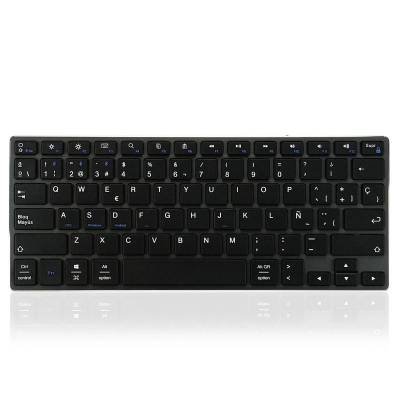 Teclado compacto inalámbrico por bluetooth subblim advance compact/ gris