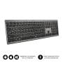 Teclado inalámbrico por bluetooth subblim 2pue201 pure extended/ gris