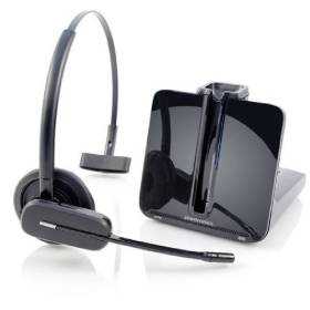 Auricular inalámbrico plantronics cs540/ con micrófono/ rj/ negro