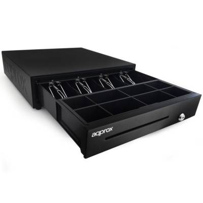 Cajón portamonedas approx appcash01usb/ manual y automático/ negro