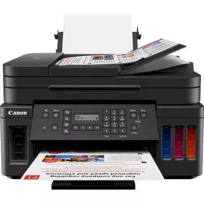 Multifunción recargable canon pixma g7050 megatank/ wifi/ fax/ dúplex/ negra