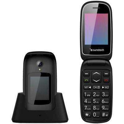 Teléfono móvil sunstech celt22bk/ negro