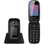 Teléfono móvil sunstech celt22bk/ negro