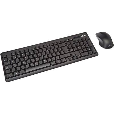 Teclado y ratón inalámbricos trust ziva