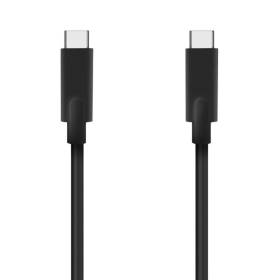 Cable usb 3.2 tipo-c aisens a107-0707 5gbps 3a 60w/ usb tipo-c macho - usb tipo-c macho/ hasta 60w/ 625mbps/ 5m/ negro