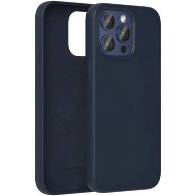 Funda silicona con magsafe vention kufl0-40/ compatible con iphone 15 pro max/ azul