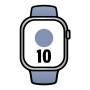Apple watch series 10/ gps/ 42mm/ caja de aluminio / correa deportiva azul denim m/l