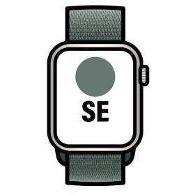 Apple watch se/ gps/ 44mm/ caja de aluminio blanco estrella/ correa loop deportiva verde lago