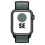 Apple watch se/ gps/ 44mm/ caja de aluminio blanco estrella/ correa loop deportiva verde lago