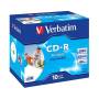 Cd-r verbatim azo imprimible 52x/ caja-10uds