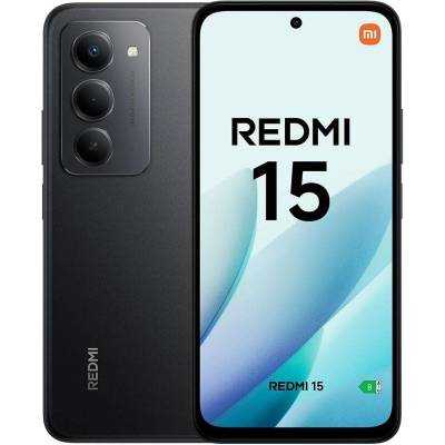Smartphone xiaomi redmi 15 6gb/ 128gb/ 6.9'/ negro