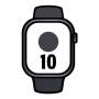 Apple watch series 10/ gps/ 46mm/ caja de aluminio negro azabache / correa deportiva negra m/l