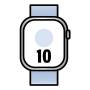 Apple watch series 10/ gps/ cellular/ 42mm/ caja de aluminio / correa loop deportiva azul nube