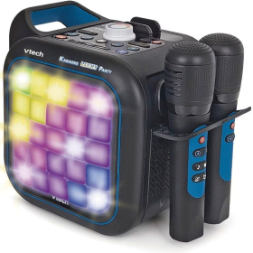 Altavoz con bluetooth vtech karaoke light party duo disco edition/ incluye 2 microfonos