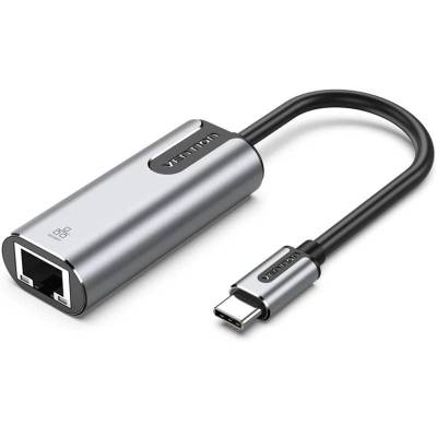 Adaptador usb tipo-c - rj45 vention cfnhb/ 1000mbps