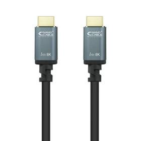 Cable hdmi 2.1 8k nanocable 10.15.8001-l150/ hdmi macho - hdmi macho/ 1.5m/ negro