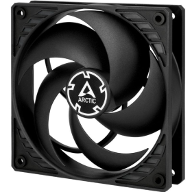 Ventilador arctic p12 pwm pst/ 12cm/ negro