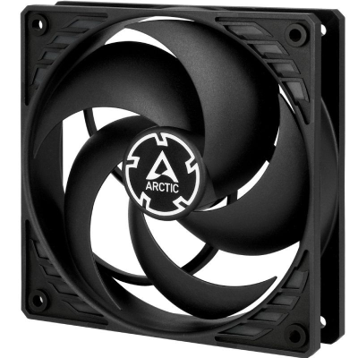 Ventilador arctic p12 pwm pst/ 12cm/ negro