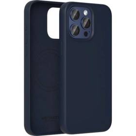 Funda silicona con magsafe vention kufl0-10/ compatible con iphone 15/ azul medianoche