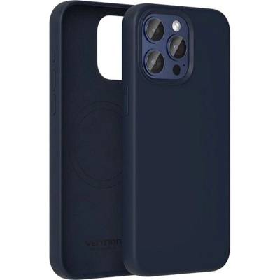 Funda silicona con magsafe vention kufl0-10/ compatible con iphone 15/ azul medianoche