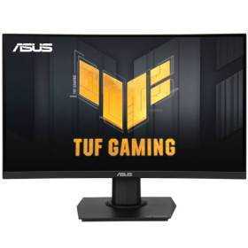 Monitor gaming curvo asus tuf gaming vg24vqer 23.6'/ full hd/ 1ms/ 180hz/ va/ negro