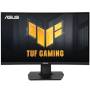 Monitor gaming curvo asus tuf gaming vg24vqer 23.6'/ full hd/ 1ms/ 180hz/ va/ negro