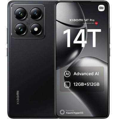 Smartphone xiaomi 14t pro 12gb/ 512gb/ 6.67'/ 5g/ negro titanio