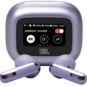 Auriculares bluetooth jbl live flex 3 con estuche de carga/ autonomía 10h/ purpura