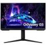 Monitor gaming samsung odyssey g3 s24dg302eu/ 24'/ full hd/ 1ms/ 180hz/ va/ regulable en altura/ negro